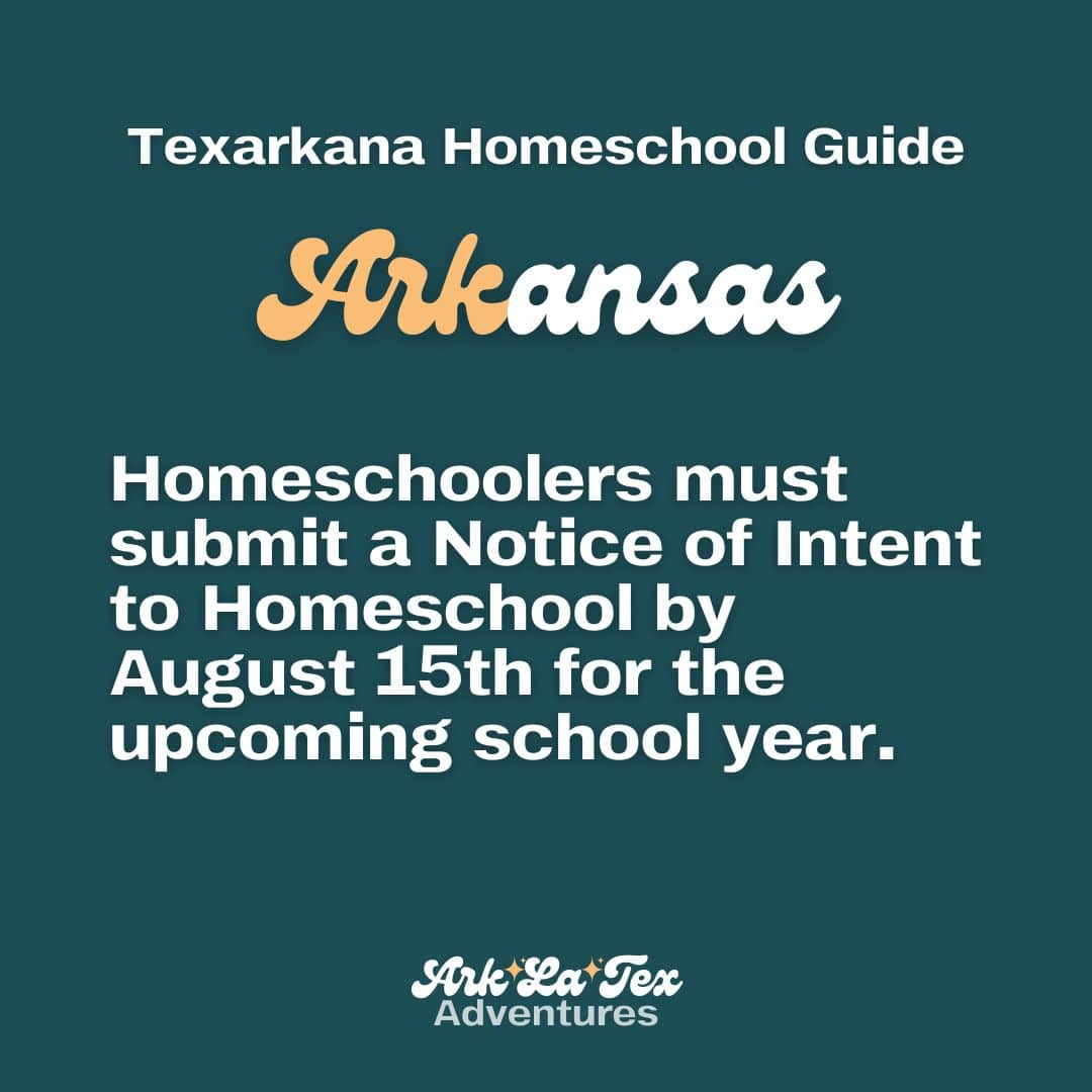 Texarkana Homeschool Guide. - ArkLaTex Adventures